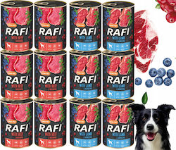 Rafi Nasses Hundefutter 12x400gr Rafi Nasses Hundefutter 12x400gr