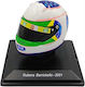 Model Casca Formula 1 Rubens Barrichello 2001 Gp Brazilia Scara 1/5 Multicolor