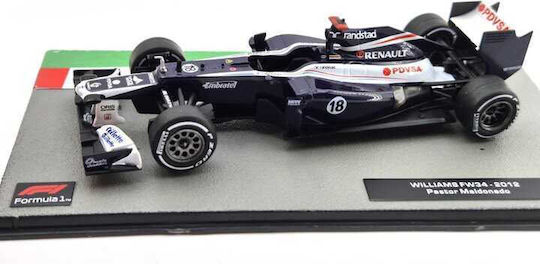 Formula 1 2012 Williams Fw34 #18 Pastor Maldonado Scara 1:43 Model Albastru Alb