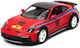 Porsche 911 Rally Edition Model Special Graphics Scara 1/32-38 Roșu