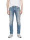Herren Jeanshosen Elastisches Skinny Herren Jeans Blau