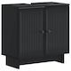 vidaXL Bathroom Vanity Unit Without Sink W59.5xD31.5xH59cm Black