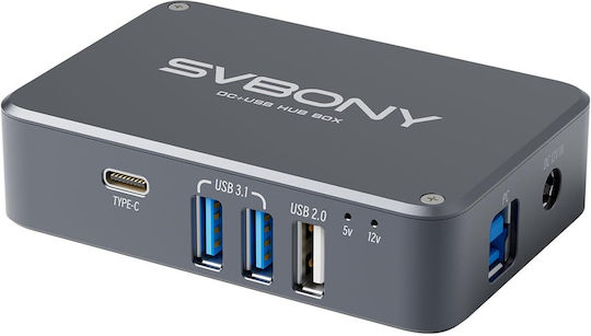 USB хъб 6 Порта USB 3.1 с USB-A