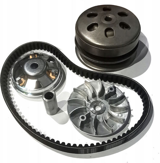Set Curea Variator Ambreiaj 842 4t Gy6 125 150 Quad Atv Scuter