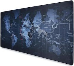 Covoraș Mare De Cauciuc Pentru Birou Digikalax Gaming Harta Lumii Design Rezistent La Apă Negru 90 X 40cm Anti-Alunecare Cusături Rezistente La Ruptură
