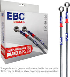 Ebc Bremsen Stahl Geflochtene Bremsleitungen Blmr4071-2f Vorderachse Kawasaki Z 1000 10-13