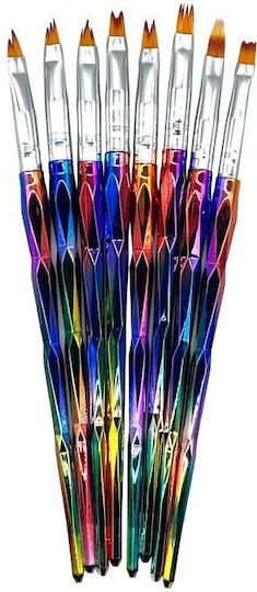 Nail Brushes Nail Art Set 8pcs 8pcs Nail Art Brush