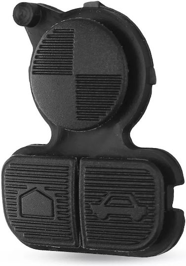 Techstar Autoschlüssel Schutzhülle Gummimembran Pad 3 Tasten Bmw Kompatibilität E36 E38 E39 E46 Z3 Z4 X3 X5 Serie 3 5 7
