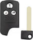 Techstar Husa Pentru Chei Auto 3 Butoane Compatibil Honda Accord Civic Cr-v Hr-v Proximity Hon66 Blade