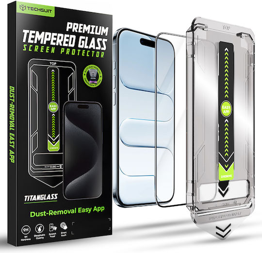 Techsuit Full Face Tempered Glass (iPhone 17 Pro Max / iPhone 16 Pro Max) temps97670-1