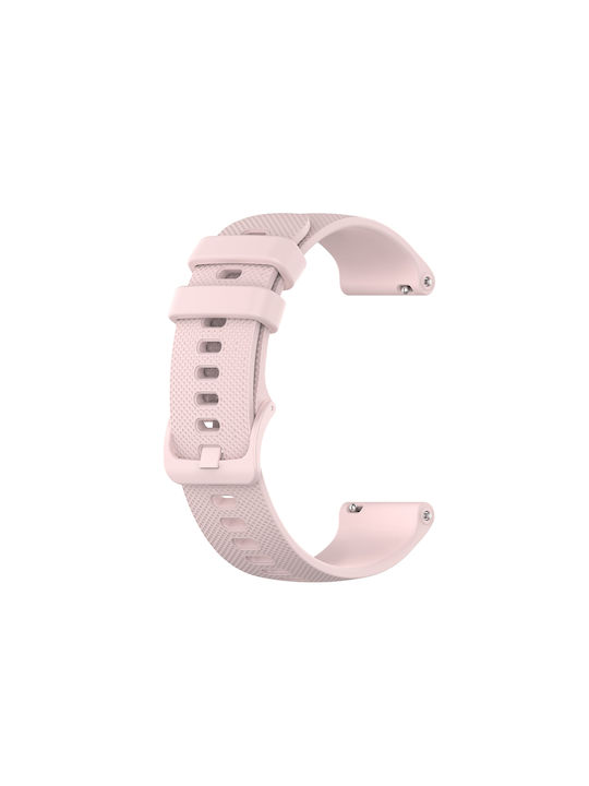 Samsung Galaxy Watch Active 2 40mm 44mm 20mm Checkered Watch Strap Silicone Pink