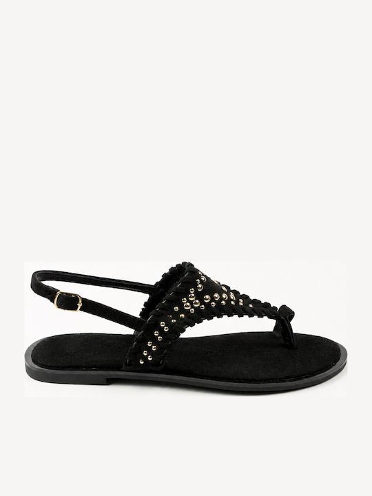 Fshoes Women's Flat Sandals Black