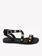Women's Flat Sandals Black