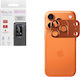 Volte-Tel Стъклен капак Защита на камерата Закалено стъкло Оранжев за iPhone 17 Pro