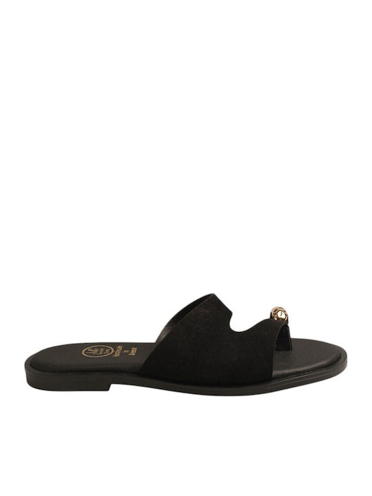 J&C Women's Flat Sandals Black
