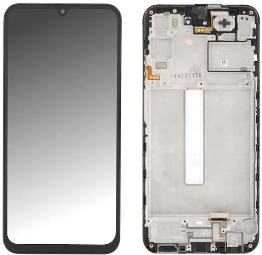 Samsung Original Genuine Screen with Touch Mechanism and Frame for Galaxy A25 5G (Black)
