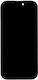 Дисплейен екран + със сензорен механизъм за Iphone 17 (Черен)