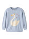 Kinder-Sweatshirt Hellblau