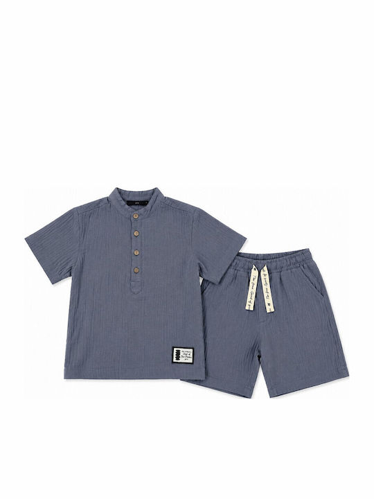 Kids Set with Shorts Summer 2 Pieces Blue