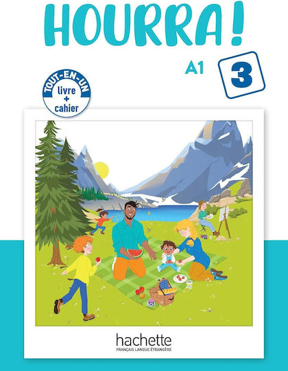Hourra Tout-en-un 3 Livre Cahier Hugues Denisot