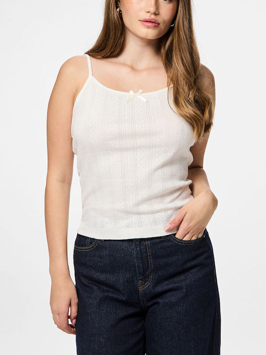 Pieces Women's Blouse White