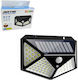 Jortan Wall Mounted Solar Light with Motion Sensor and Photocell IP65 14.5x13.5cm