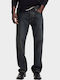 Jonah Men's Jeans Pants with Regular Straight Fit Dark Aged Denim