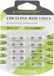 Γυάλινη Ασφάλεια 20 Mm 10 Τεμάχια Γυάλινη Ασφάλεια 20 Mm 10 Τεμάχια