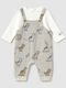 Mayoral Ecru Baby-Strampler