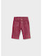 Kinderhose aus Samt in Rosa von