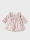 Rochie de fete Catifea Pudră