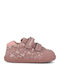 Kids Sneakers High Anatomic with Hoop & Loop Closure Pink