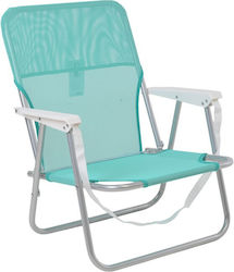 Summer Club Aluminium Turquoise Beach Chair 53x44x25cm Summer Club Aluminium Turquoise Beach Chair 53x44x25cm