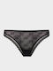 Women's String with Black Lace