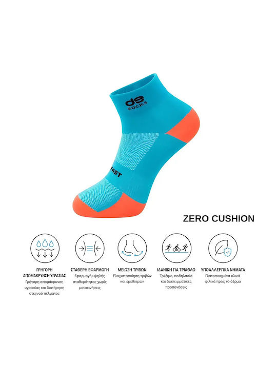 Desocks Laufende Sportsocken Türkis 1 Paar