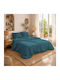 Dimcol Blanket Pique Super Double 225x270cm Petrol