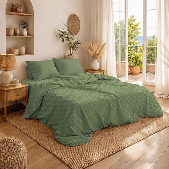 Dimcol Super King 225x270cm Olive