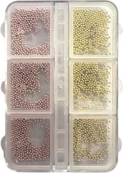 Nail Design Caviar Gold-Rose Gold