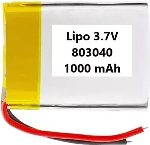 Panasonic Батерия Li-Po 3.7V 1000mAh 1S за RC превозно средство