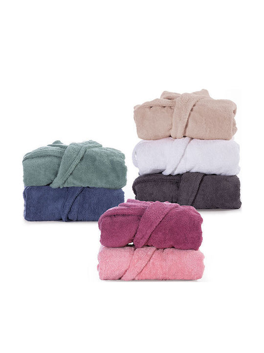 Nef-Nef Homeware Fresh Μπουρνούζι με Γιακά Taupe