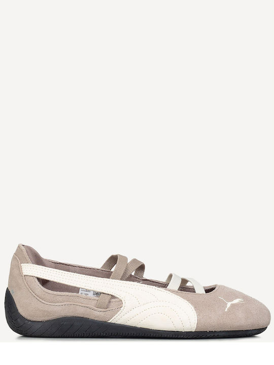 PUMA Speedcat Γυναικείες Μπαλαρίνες σε Γκρι Χρώμα