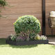 vidaXL Metallic Garden Hedge in Black Colour 1m...