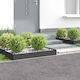 vidaXL Metallic Garden Hedge in Black Colour 1m...