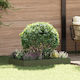 vidaXL Metallic Garden Hedge 1m x 60cm