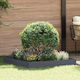 vidaXL Metallic Garden Hedge in Grey Colour 1x1m