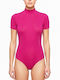 Bodysuit-uri Pentru Femei Cu Mâneci Scurte Fuchsia 1112fux