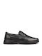 Leder Herren Mokassins in Schwarz Farbe