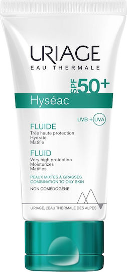 Uriage Hyseac Moisturizing Fluid Face Day Cream with SPF50 50ml