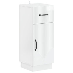 vidaXL Dulap de baie 30x31x77cm Alb