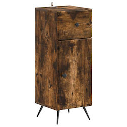 vidaXL Dulap de baie 30x31x80cm Negru